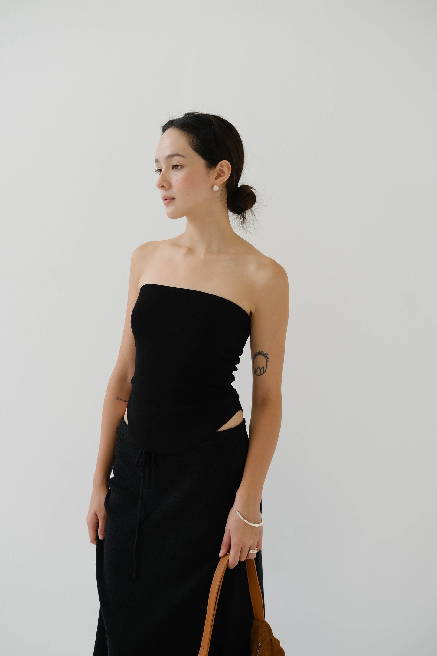 Tube Top In Classic Black