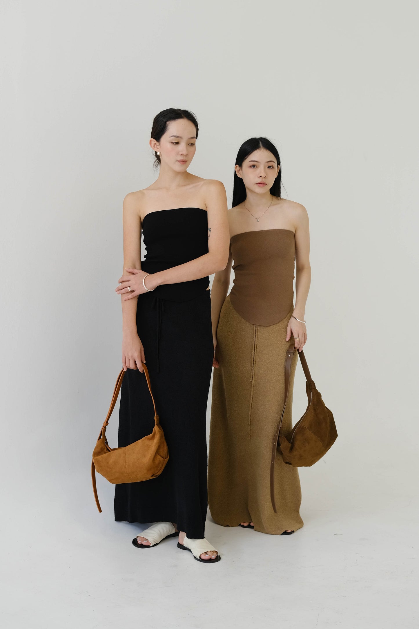 Tube Top In Brown