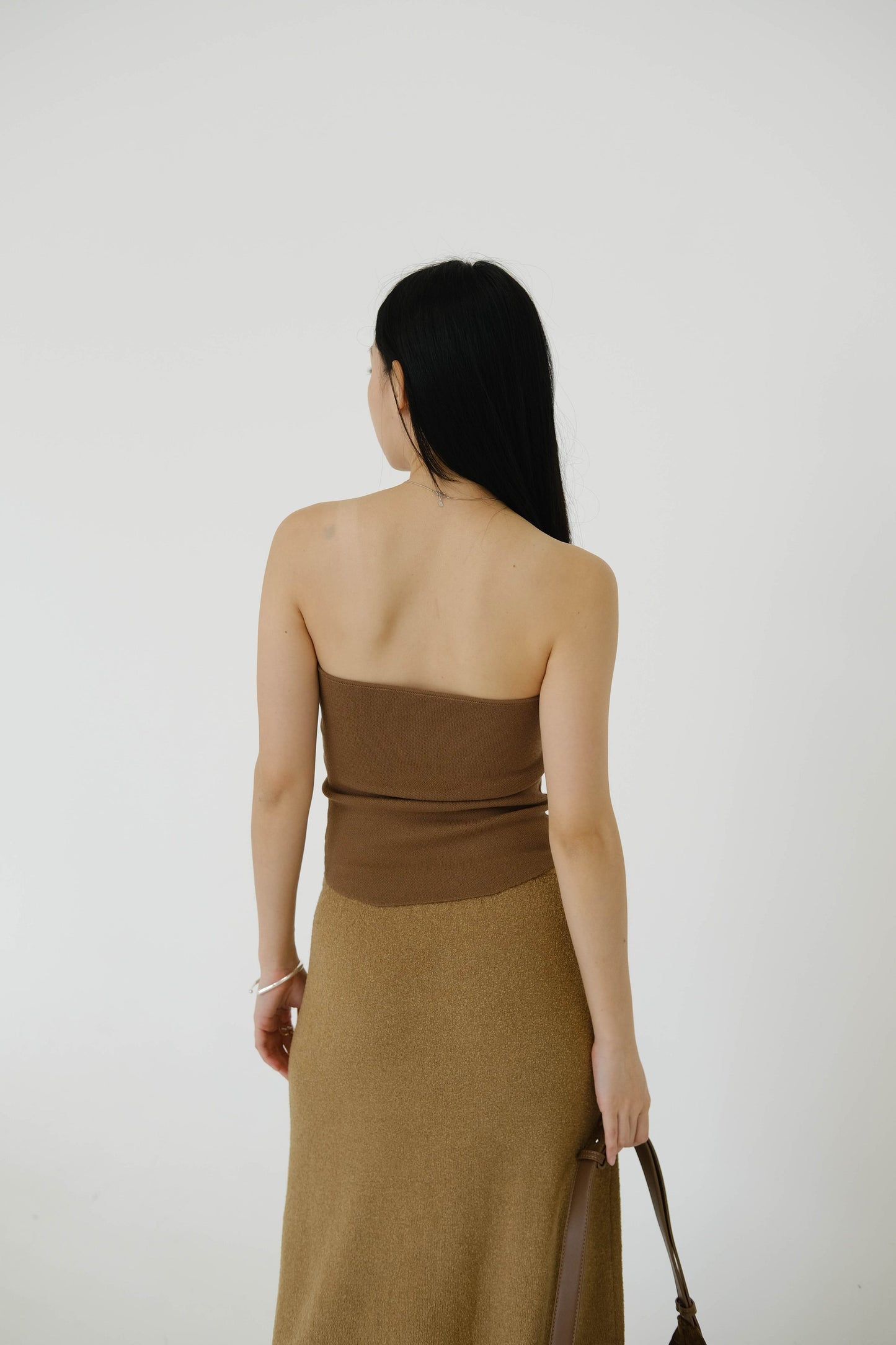 Tube Top In Brown
