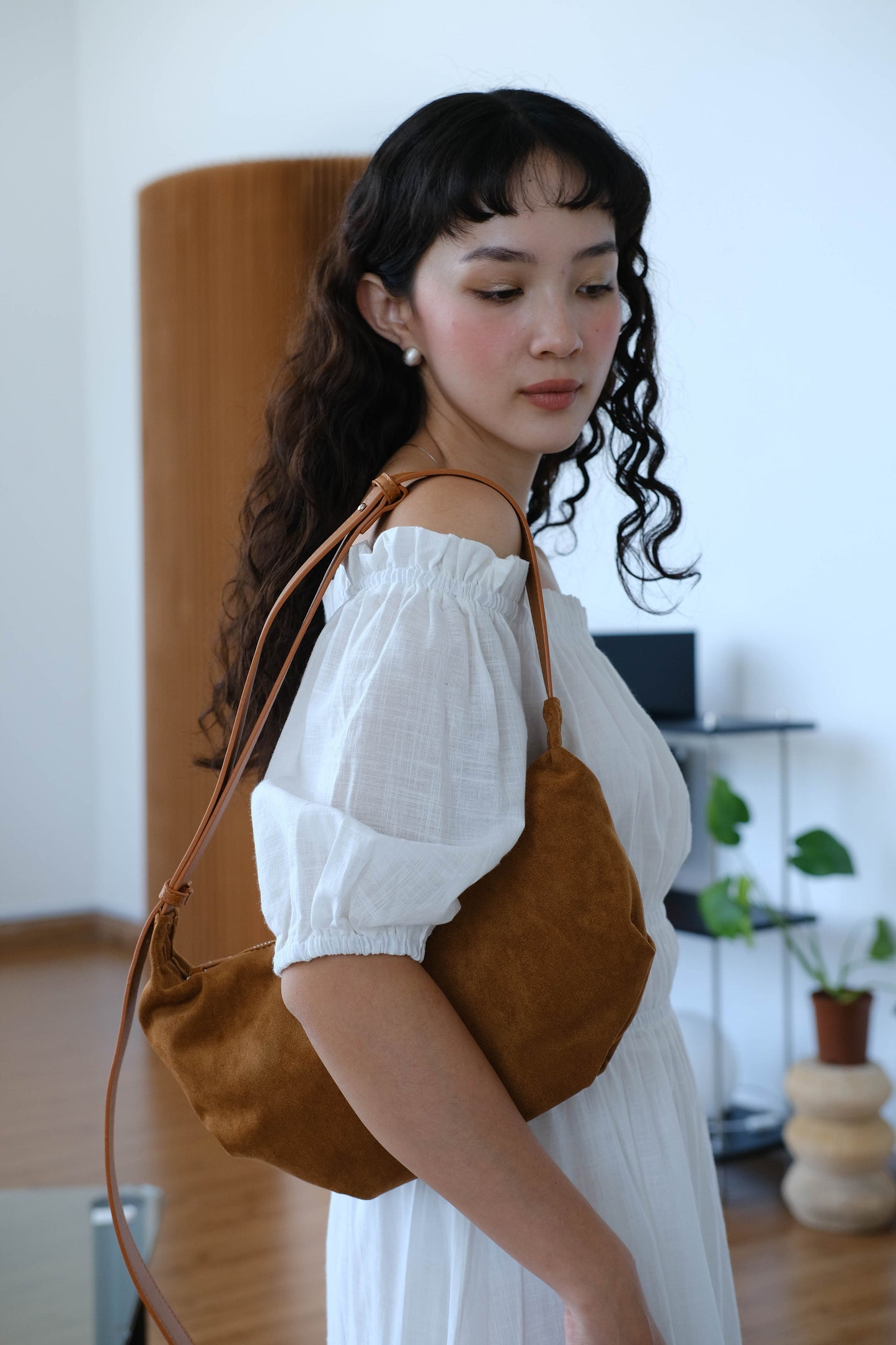 French A-line Dress In Snow White