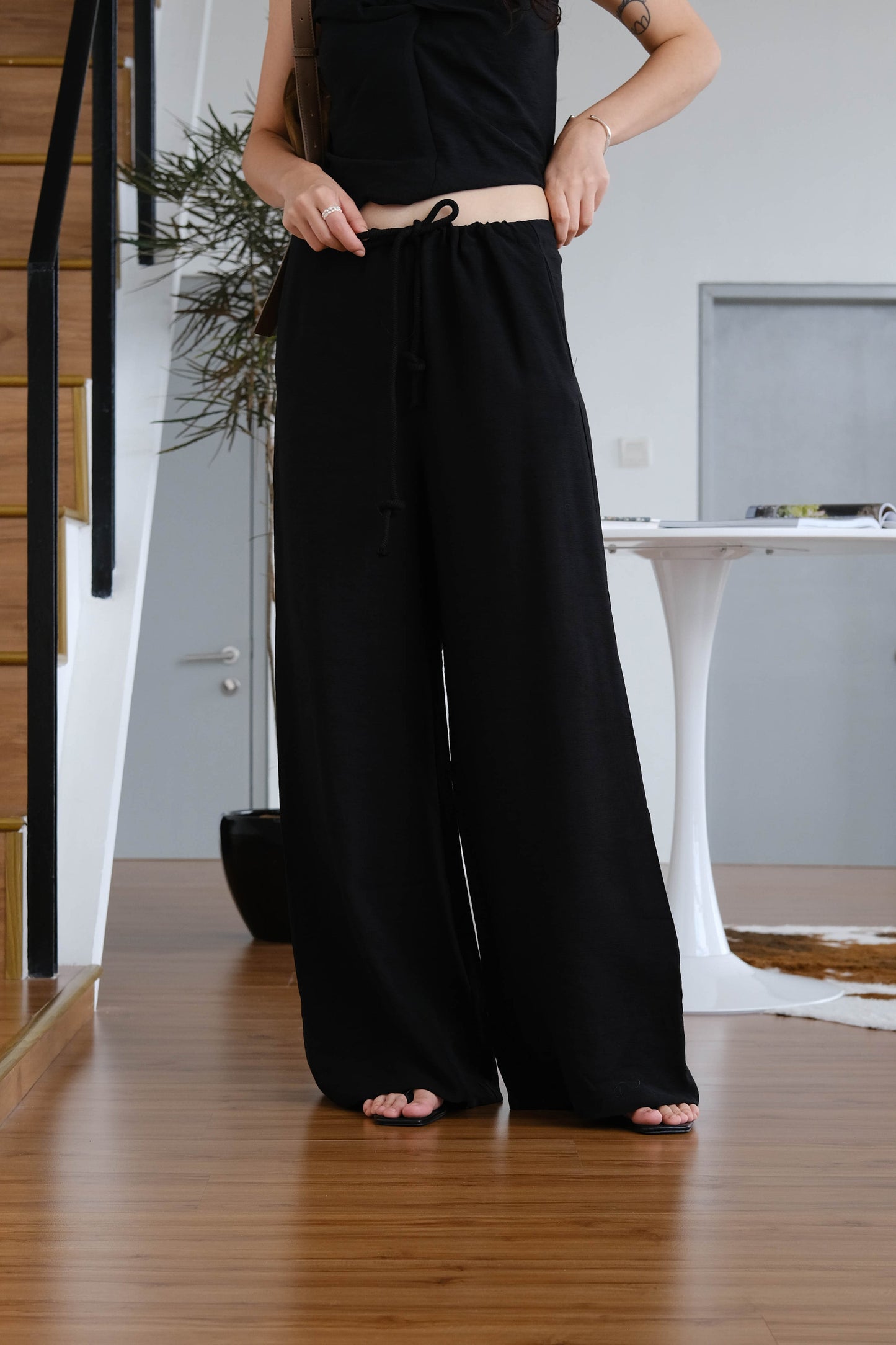 Twist Camisole In Classic Black