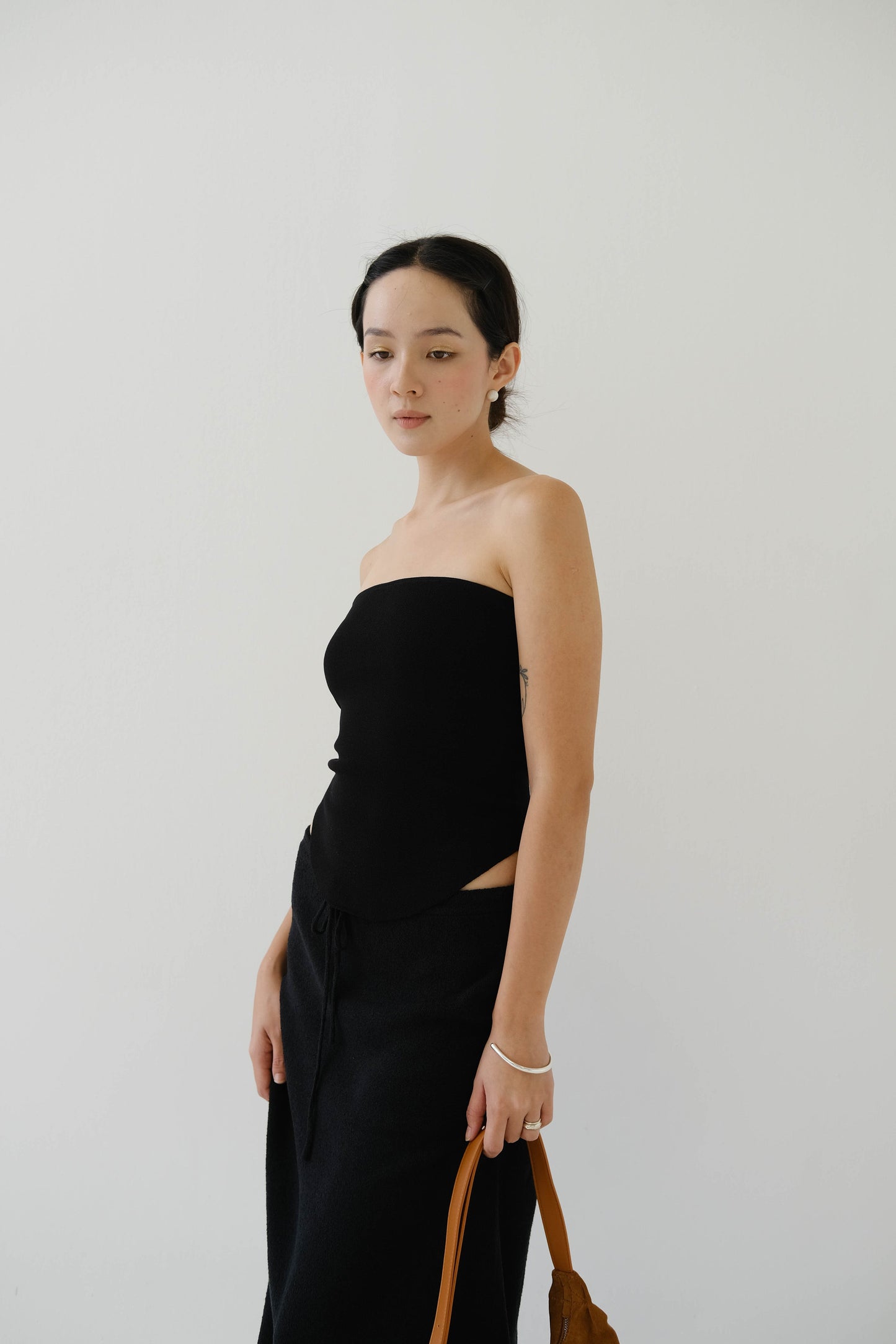 Tube Top In Classic Black