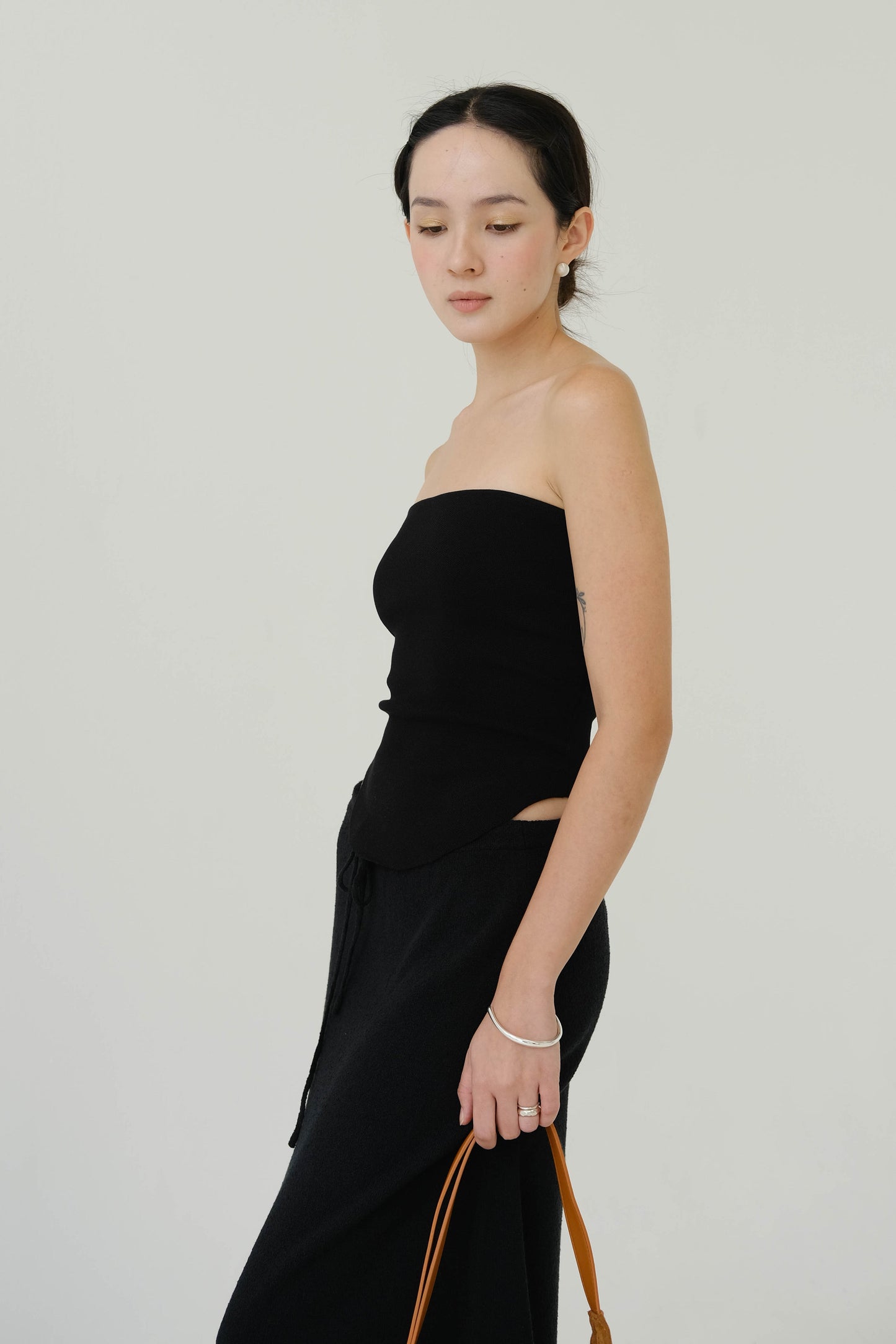 Tube Top In Classic Black