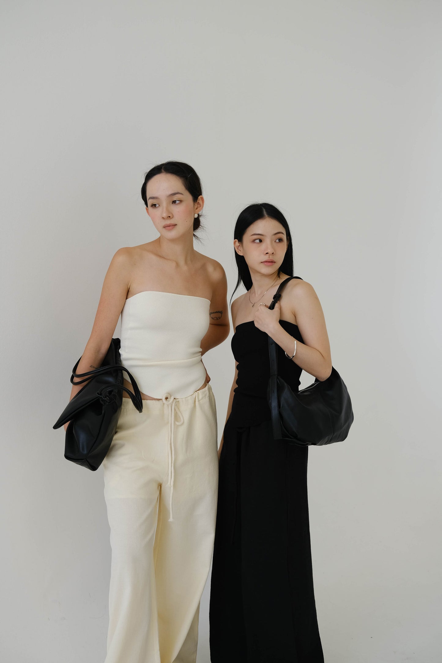 Tube Top In Cream White