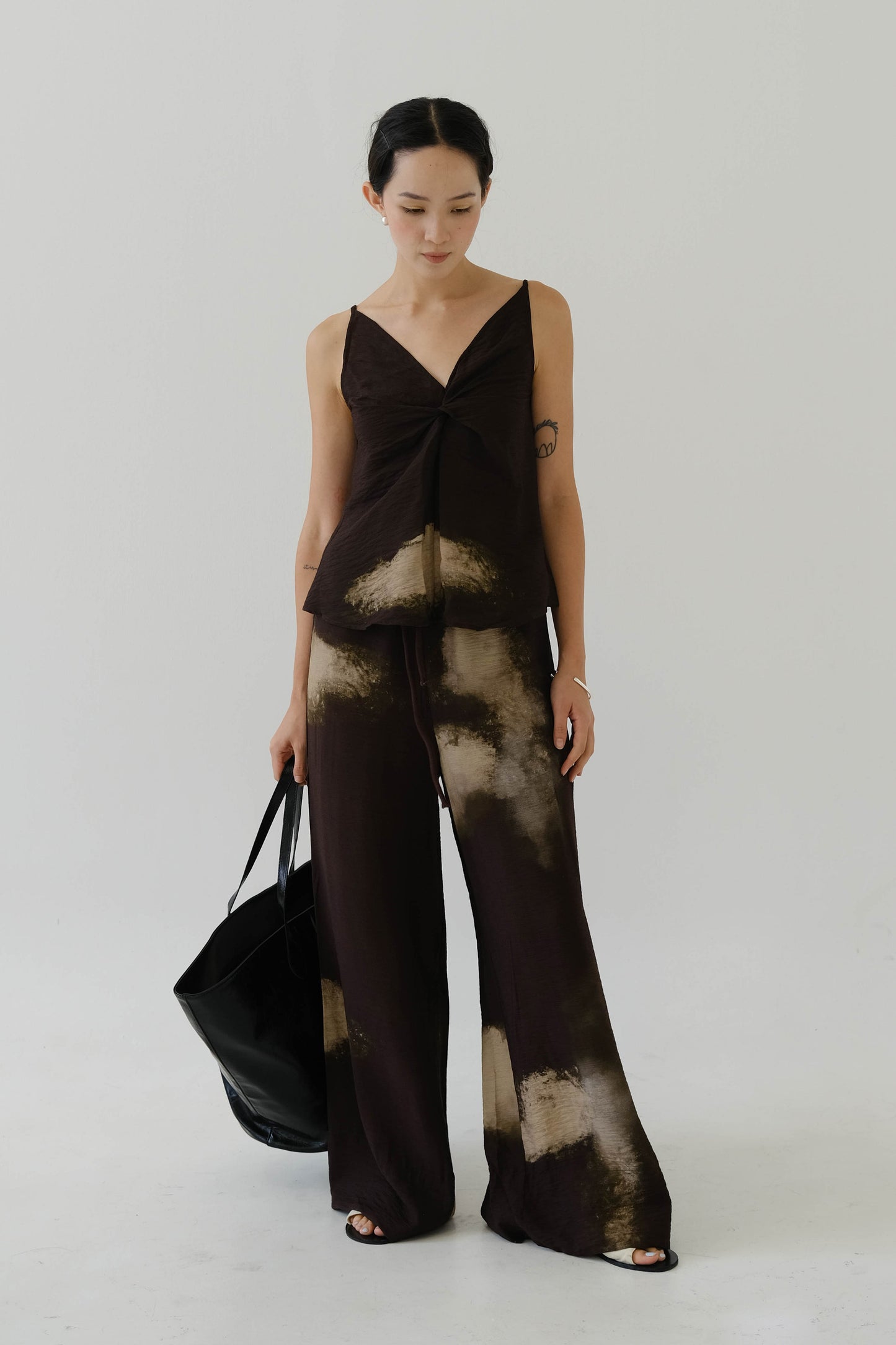 V-shape Tie Dye Twist Camisole